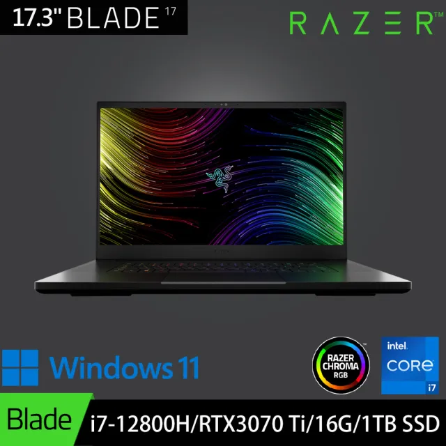 【Razer 雷蛇】17吋i7 RTX3070Ti電競筆電(i7-12800H/RTX3070Ti 8G/16G/1TB SSD/W11/QHD-240HZ)