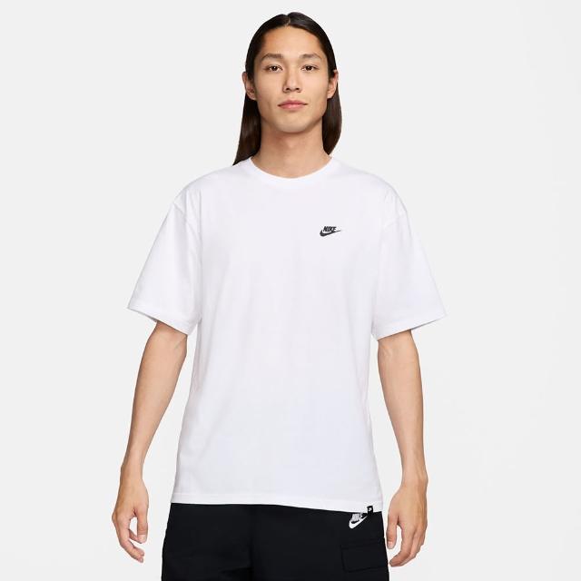 【NIKE 耐吉】上衣 男款 短袖上衣 運動 AS M NSW TEE CLUB MAX 白 FV0376-100