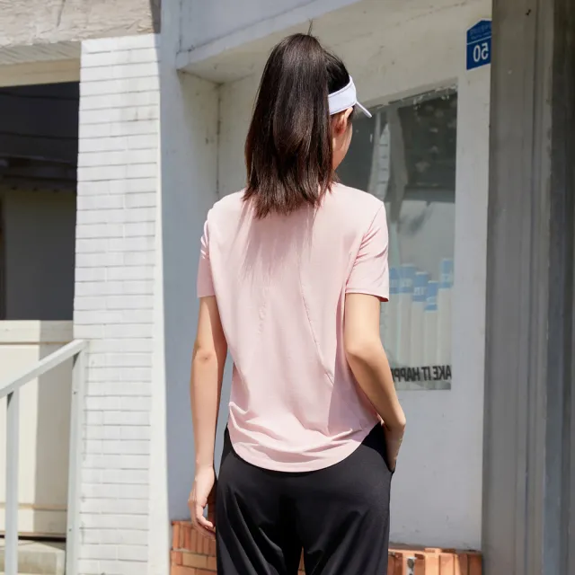 【BODYAIR】任2入 薄透孔圓弧下擺寬鬆上衣(瑜珈.慢跑.運動.健身.透氣.舞蹈.運動服)