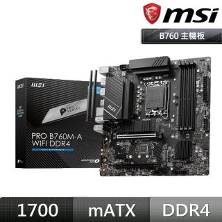 【MSI微星】PRO B760M-A WIFI DDR4主機板