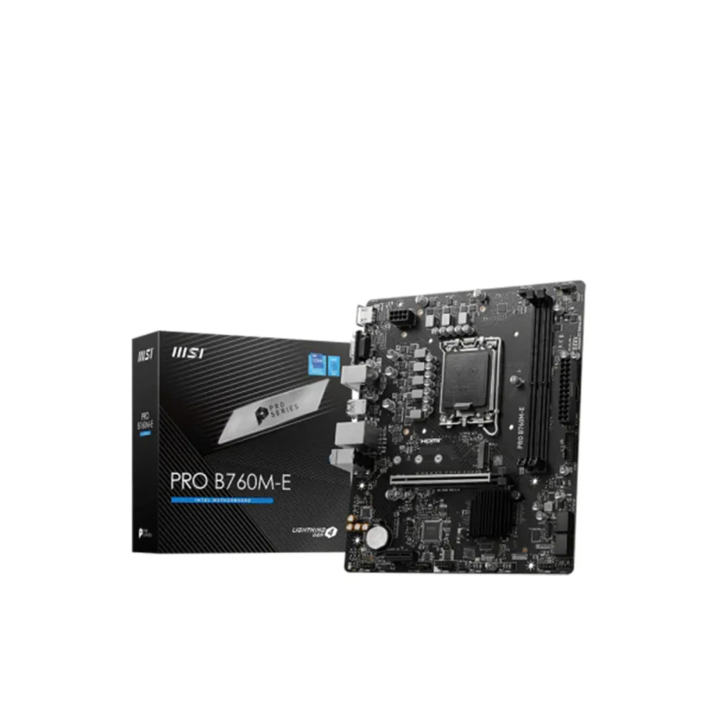 【MSI 微星】PRO B760M-E D5 主機板+威剛 D5 8GB 4800  DDR5