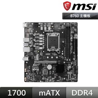 【MSI 微星】PRO B760M-B D4 主機板