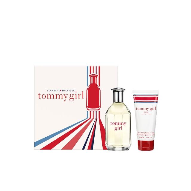 【Tommy Hilfiger】Tommy Girl 淡香水夢想無界禮盒(女香100ml+身體乳液100ml 專櫃公司貨 #活力花香調)