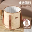 【Kyhome】高奢皮革可折疊泡腳袋 旅行便攜足浴桶 加厚保溫泡腳桶 折疊水桶 交換禮物
