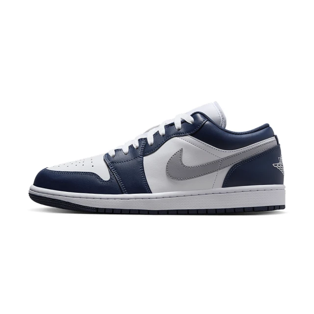 NIKE 耐吉NIKE 耐吉 Air Jondan 1 Low 男鞋 藍白色 AJ1 運動 復古 喬丹 休閒 AJ1 休閒鞋 553558-141