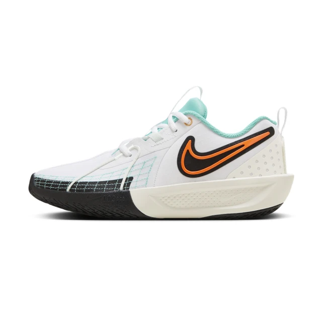 NIKE 耐吉 G.T. Cut 3 大童 白黑橘色 運動 緩震 實戰 透氣 籃球鞋 HM3723-101