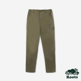 【Roots】Roots女裝- HIGH WAISTED STRAIGHT 長褲(綠色)