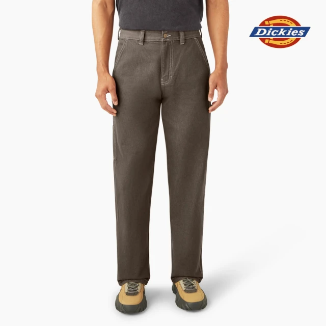 Dickies 男款復古藍純棉多口袋設計寬鬆休閒牛仔長褲｜D