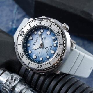 【SEIKO 精工】Prospex 愛海洋 企鵝漫步 200米潛水機械錶 母親節 禮物 送禮(SRPG59K1/4R35-04Z0H)