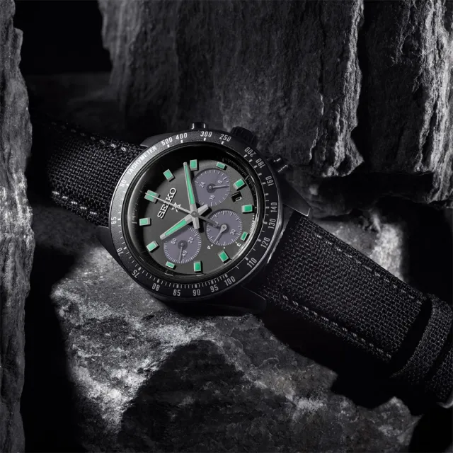【SEIKO 精工】Prospex SPEEDTIMER 黑潮夜視 太陽能計時手錶 送禮 禮物 推薦(SSC923P1/V192-0AH0C)