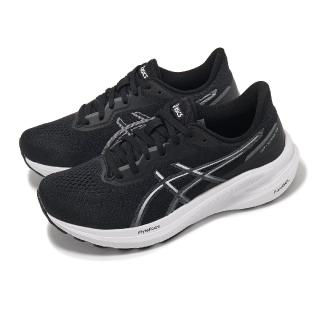 【asics 亞瑟士】慢跑鞋 GT-1000 13 D 女鞋 寬楦 黑 白 支撐 緩衝 運動鞋 亞瑟士(1012B662003)