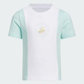 【adidas 愛迪達】短袖上衣 T恤 童裝 IY8117