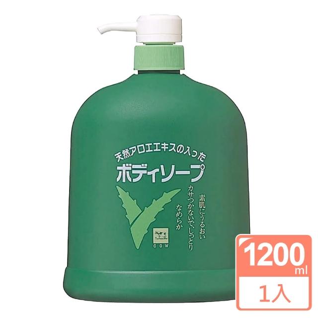 【日本牛乳石鹼】家庭號蘆薈保濕沐浴乳 1200ml(平輸商品)