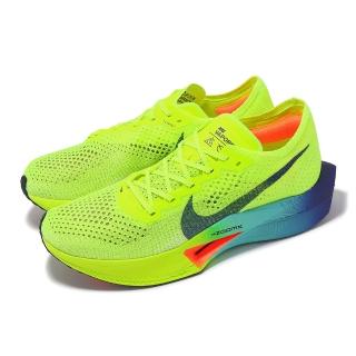 【NIKE 耐吉】競速跑鞋 ZoomX Vaporfly Next% 3 男鞋 女鞋 綠 藍 碳板 推進 運動鞋(DV4129-700)