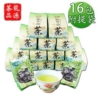 【龍源茶品】阿里山清醇幽香烏龍茶葉150gx16包(共4斤;無焙火;附提袋)