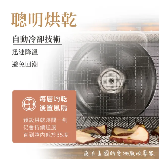 【AROMA】強勢升級款 紫外線全金屬六層溫控乾果機 AFD-965SDU