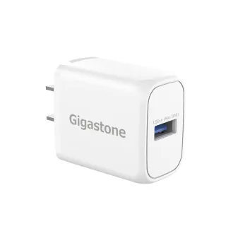 【GIGASTONE 立達】QC3.0 18W急速快充充電器 GA-8121W(支援iPhone16/15/14/13/12手機充電頭)