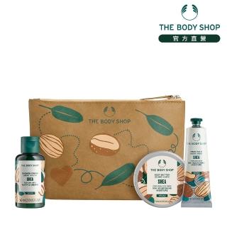 【THE BODY SHOP 美體小舖】乳油木果修護旅行組(原裝禮盒 交換禮物)