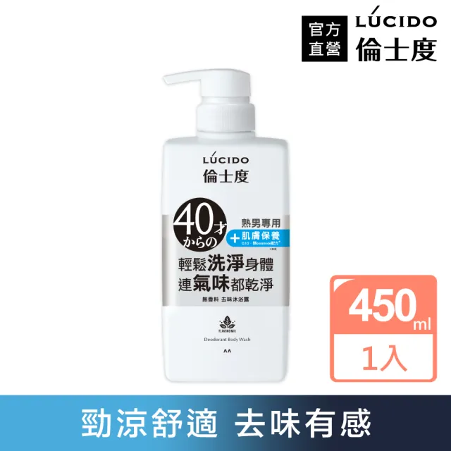 【LUCIDO倫士度】去味沐浴露450ml