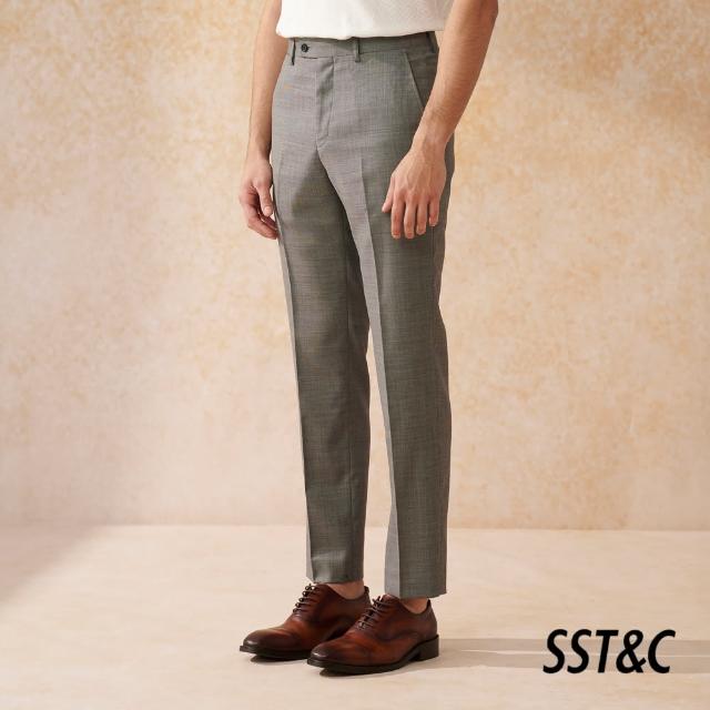 【SST&C】米蘭系列灰色修身西裝褲0212403002(換季65折)