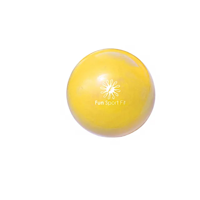 【Fun Sport】小跟班瑜珈球-2顆-20cm-黃-含打氣筒(抗力球)