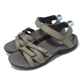 【TEVA】涼拖鞋 W Tirra 女鞋 橄欖綠 排水 吸震 運動涼鞋(4266BTOL)