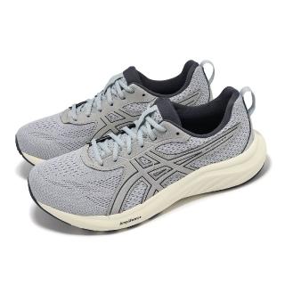 【asics 亞瑟士】慢跑鞋 GEL-Contend 9 4E 男鞋 女鞋 超寬楦 灰 米白 緩衝 運動鞋 亞瑟士(1011C001020)