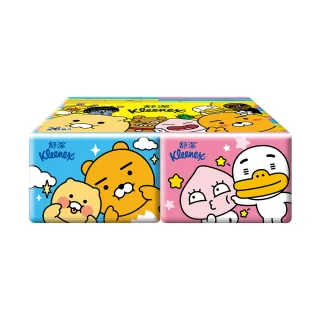 【Kleenex 舒潔】Kakao Friends面紙袖珍包 10抽x26包x4串(Kakao Friends限定版)