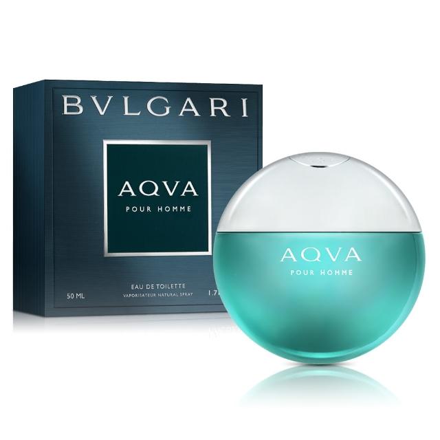 【BVLGARI 寶格麗】AQVA 水能量男性淡香水50ml(專櫃公司貨)