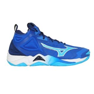 【MIZUNO 美津濃】WAVE MOMENTUM 3 MID 男高筒排球鞋-美津濃(V1GA231701)