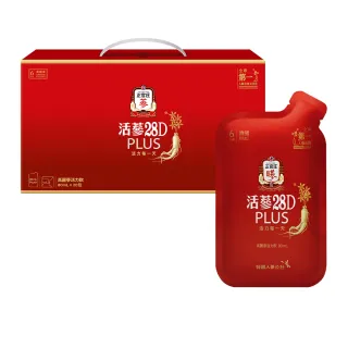 【正官庄】活蔘28D PLUS 80mlx20包/盒(提把式禮盒)(中秋送禮)