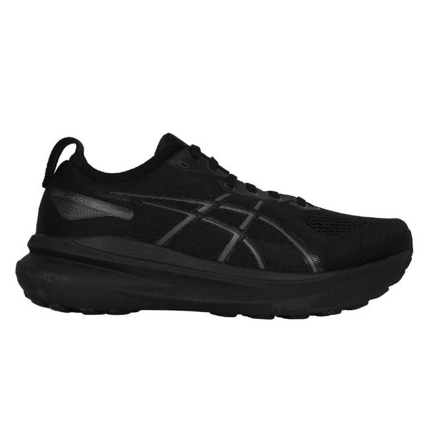 【asics 亞瑟士】GEL-KAYANO 31 男款慢跑鞋-4E-超寬楦 黑(1011B868-001)