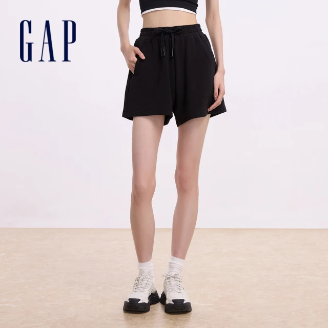 GAP 女裝 鬆緊短褲-卡其色(547331)品牌優惠