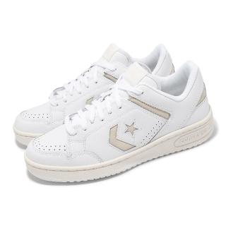 【CONVERSE】休閒鞋 Weapon 男鞋 女鞋 白 米白 復古籃球鞋 緩震(A11574C)