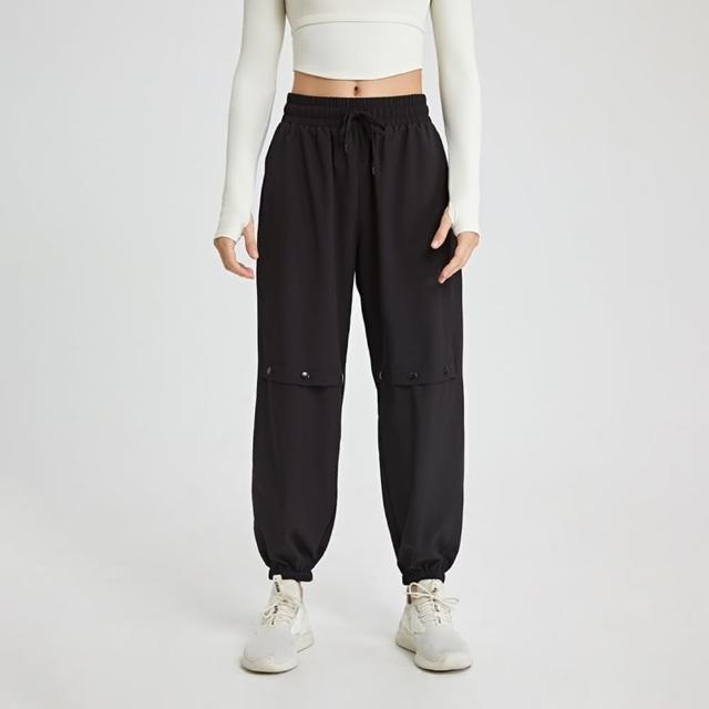 【巴黎精品】現貨+預購 瑜珈褲運動長褲(寬鬆束腳休閒透氣女褲子4色a1fg11)