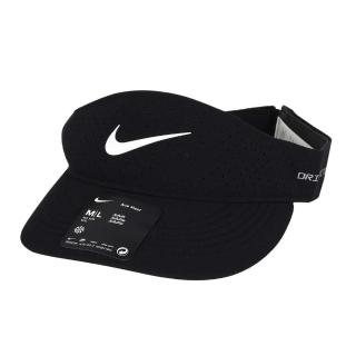 【NIKE 耐吉】中空遮陽帽-臺灣製 DRI-FIT ADV 防曬 遮陽 運動 帽子(FB6443-010)