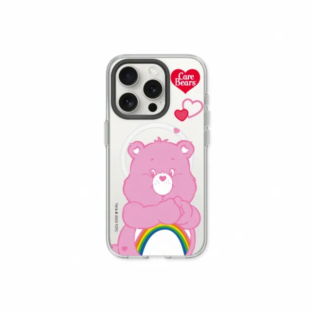 【RHINOSHIELD 犀牛盾】iPhone 14系列 Clear MagSafe兼容 磁吸透明手機殼/Cheer Bear(Care Bears)