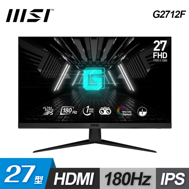 MSI 微星 G2712F 27型 IPS FHD 180Hz 電競螢幕