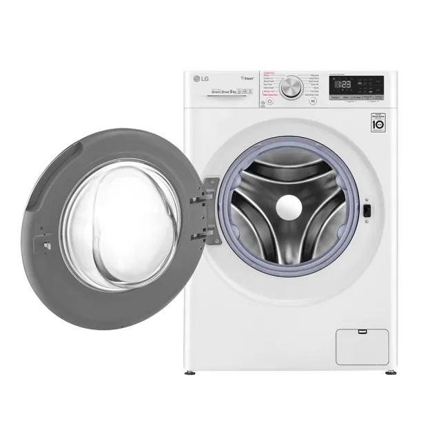 【LG 樂金】9公斤◆WiFi蒸氣洗脫烘變頻滾筒洗衣機(WD-S90VDW)