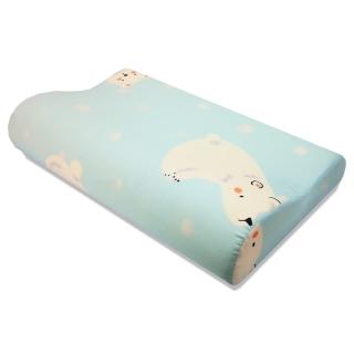 【VANDINO】快樂寶貝3in1智慧水冷膠枕／嬰幼兒枕(天絲麻紗小白熊／工學枕+平面枕)