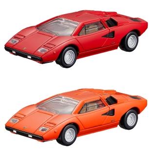 【TOMICA】PREMIUM 33 藍寶堅尼 COUNTACH LP400 普版+初回(小汽車)