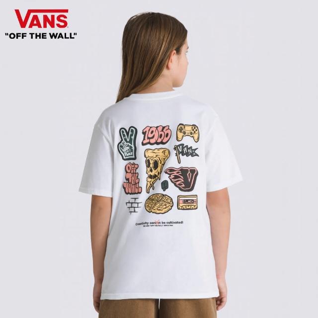 【VANS 官方旗艦】Essentials SS 中童款白色短袖T恤