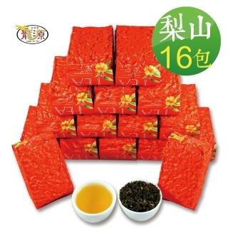 【龍源茶品】梨山嚴選清新香甜高山茶葉150gx16包(共4斤;附提袋;生青茶;無焙火;無發酵)