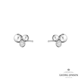 【Georg Jensen 官方旗艦店】MOONLIGHT GRAPES 純銀鑽石耳環(銀飾 耳環)