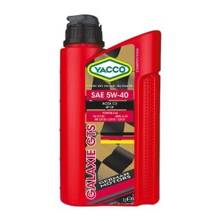 【YACCO-亞殼】法國原裝進口YACCO GALAXIE GTS 5W40 100%全合成賽車級機油 1L(臺灣總代理公司貨)