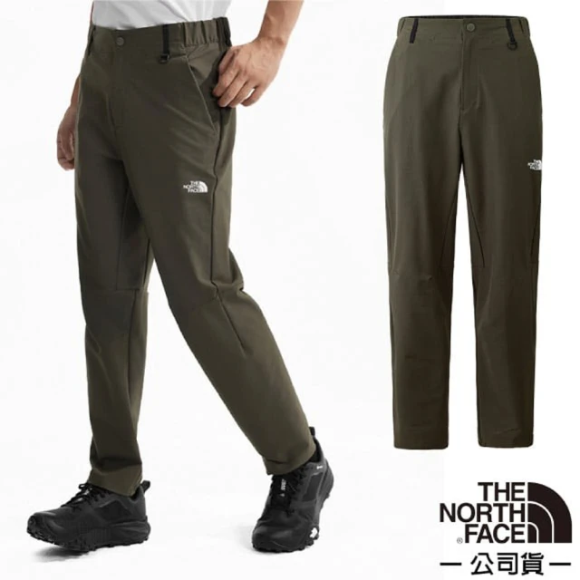 The North Face 男 ESSEMTIAL Middle Weight 戶外休閒長褲_亞洲版型(89ZU-21L 褐灰綠 V)