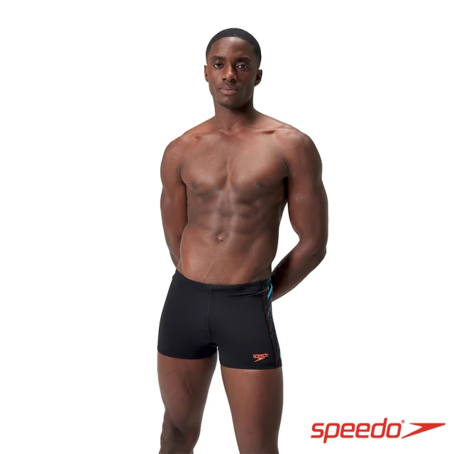 SPEEDO 男 運動四角泳褲 HyperBoom Pane