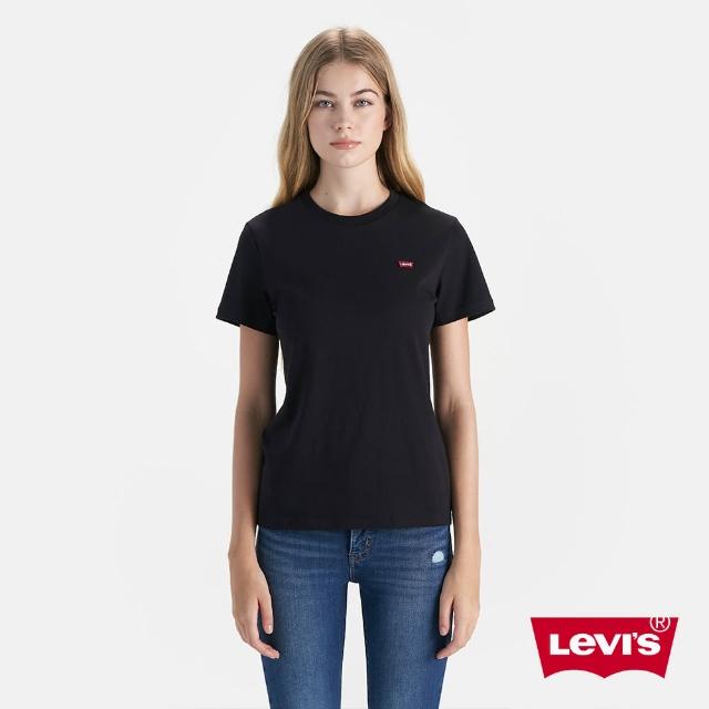 【LEVIS 官方旗艦】女款 舒適短袖 LOGO短袖 Tee 熱賣單品 0019B-0002