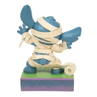 【Enesco】精品家飾 Disney 迪士尼 星際寶貝 史迪奇萬聖節木乃伊塑像居家擺飾