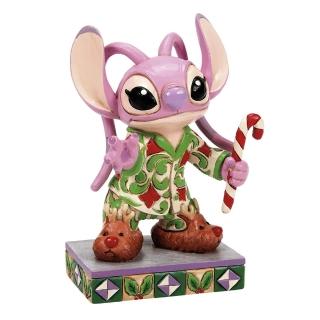 【Enesco】精品家飾 Disney 迪士尼 星際寶貝 安琪聖誕節塑像居家擺飾